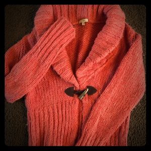 Coral Knit Cardigan